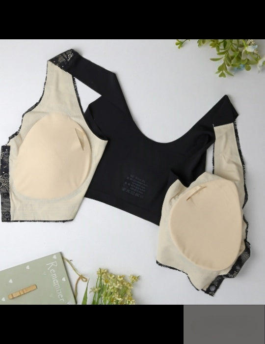 Soft Padded Front - Open Lace Bra – Comfortable & Convenient