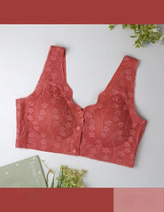 Soft Padded Front - Open Lace Bra – Comfortable & Convenient