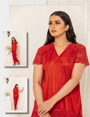 Elegant Silk Pajama Set – Women’s Luxury Shirt & Trousers Sleepwear