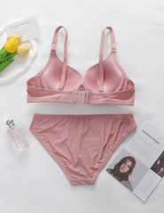 Blush Elegance Lightly Padded Lingerie Set
