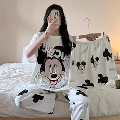 Summer Cotton Pajama Set Soft & Breathable Sleepwear for Women