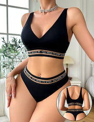 BN2727 Viomisha Women’s Seamless Sports Bra & Panty Set.