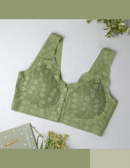 Soft Padded Front - Open Lace Bra – Comfortable & Convenient